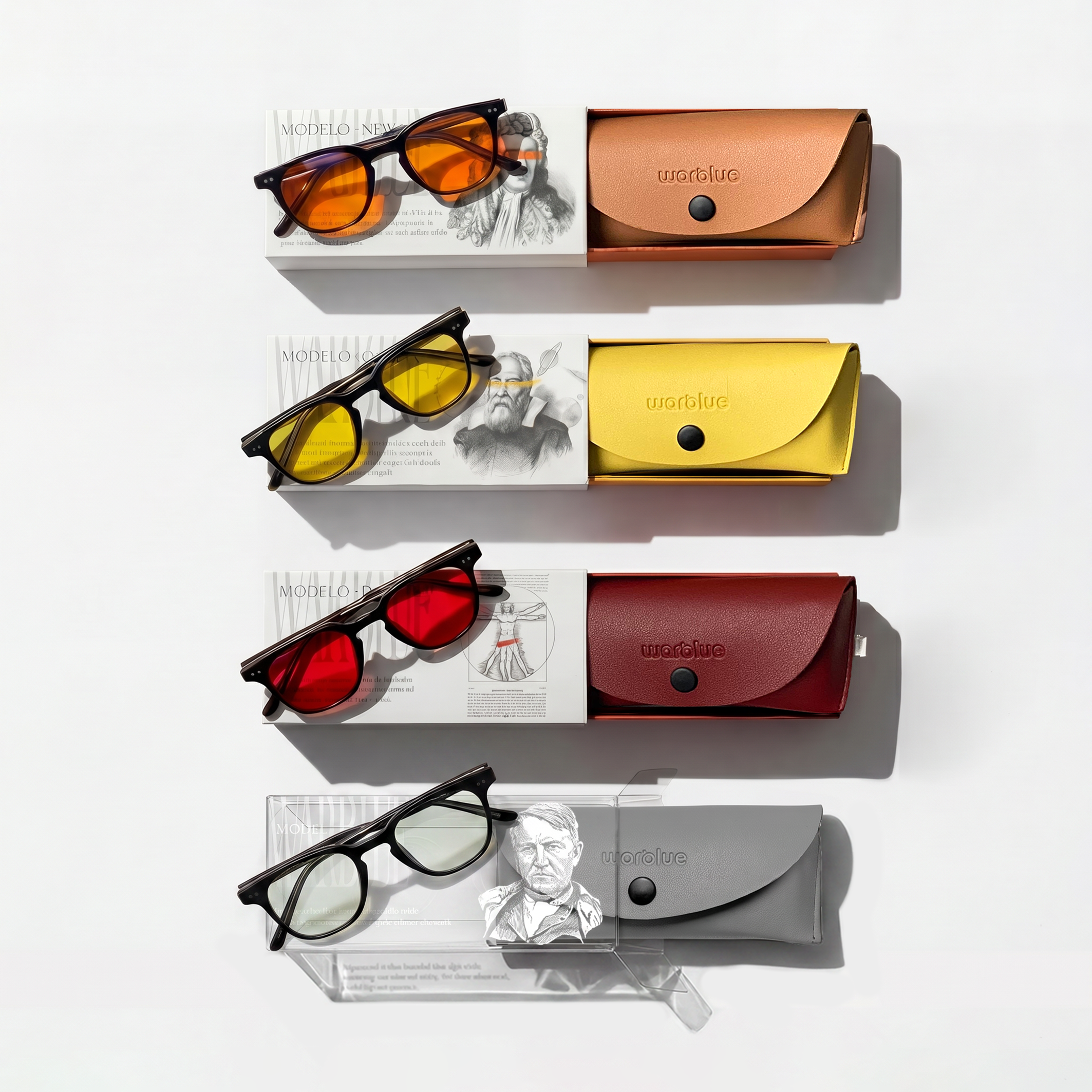 Paquete Completo WARBLUE – 4 Gafas